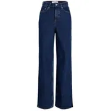 Jjxx Wide Leg Jeans im 5-Pocket-Design, Dunkelblau, 28/32