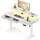 luxuskollektion Elektrischer Schreibtisch mit Schubladen, Monitorständer, Standing