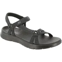 SKECHERS Damen Sandals, Schwarz/Schwarz, 36 EU
