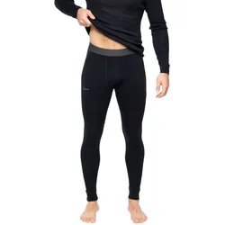 Bergans Unterziehhose Dual Merino Tight (hervorragendes Temperaturregulierung) lang Unterwäsche schwarz Herren