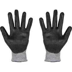 TOOLCRAFT  TO-5621601 HPPE-Faser, Polyester, Kunstfaser, Polyurethan Schnittschutzhandschuh Größe (H