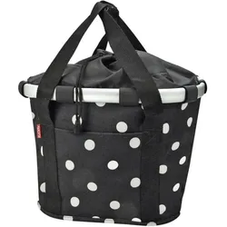 Korb Bikebasket Schwarz mit Punkten 15 LITER