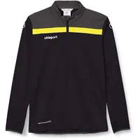 Uhlsport Offense 23 1/4-Zip Sweatshirt schwarz/anthrazit/limonengel XL