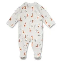 Sanetta Overall Giraffen weiß, 80