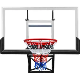 Prosport Basketballkorb zur Wandmontage Schwarz/Orange 80 x 140 x 128,2 cm