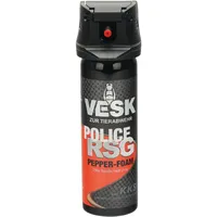 Pfefferspray Pfefferschaum VESK Police RSG Foam Schaum 63 ml Sprühkopf mit Federdeckelkappe Tierabwehrspray zur Selbstverteidigung