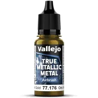 Vallejo True Metallic Airbrushfarbe 18 ml Grüngold