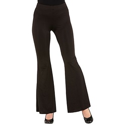 Schlag-Leggings für Damen, schwarz