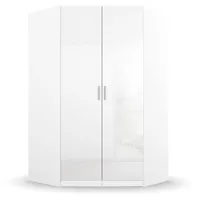 Rauch Eckschrank Celle 117 x 197 x 117 cm Weiß/Hochglanz