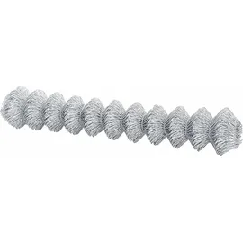 vidaXL Maschendrahtzaun 2300 x 150 cm Silber/Stahl
