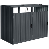 HC Garten & Freizeit Modulare Mülltonnenbox Mülltonnenverkleidung Erweiterung