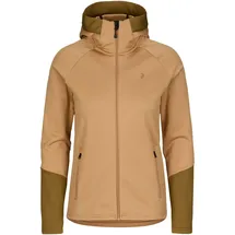Peak Performance Damen Rider Essentials Hoodie Jacke (Größe S, gelb)
