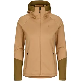 Peak Performance Damen Rider Essentials Hoodie Jacke (Größe S, gelb)