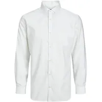 JACK & JONES Blaparker Langarmhemd White / Fit Slim Fit XL