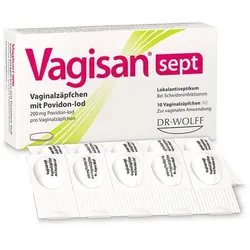Vagisan sept Vaginalzäpfchen 10 St