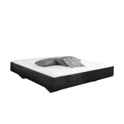 Futonbett  Phoenix ¦ grau ¦ Maße (cm): B: 185 H: 41