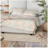 IRISETTE Easy 8715 Kariert Bunt 155 x 220 cm + 80 x 80 cm