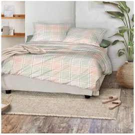 IRISETTE Easy 8715 Kariert Bunt 155 x 220 cm + 80 x 80 cm