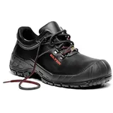 ELTEN Sicherheitsschuhe RENZO Low ESD S3 Damen und Herren, Leder, Stahlkappe, leicht, robust, schwarz Größe: 36