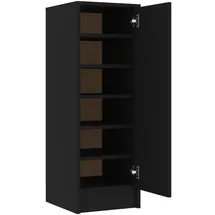 vidaXL Schuhschrank 32 x 92 x 35 cm schwarz