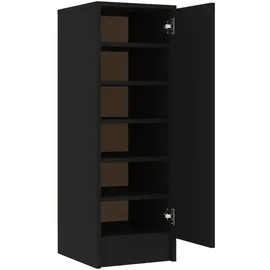 vidaXL Schuhschrank 32 x 92 x 35 cm schwarz