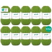 Gründl Strickgarn 10 Knäuel Maigrün 50 g