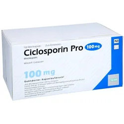Ciclosporin Pro 100 mg Weichkapseln 100 St