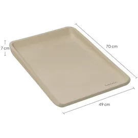 lionelo Megs Wickelauflage für Wickeltische, wasserdicht, waschbar, multifunktional, weicher PU-Schaum, ca. 50 x 70 cm, sicher, rutschfest, Designer