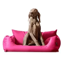 Tierlando NEMO Hundebett Hundesofa S M L Hundekorb Katzenbett 65 80 100cm pink 65 cm, 20 cm, 50 cm