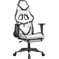 VidaXL Modell 4 Gaming-Stuhl Weiß & Schwarz