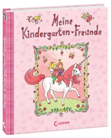 Freundebuch Kindergarten Einhorn 19x20,5cm