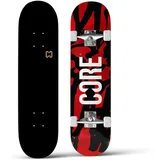 Centrano Unisex – Erwachsene CORE C2 Skateboard Komplettboard, Rot, 7.75"