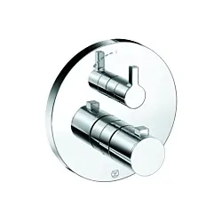 Kludi Nova Fonte Fertigmontageset 208350515 Unterputz Brause-Thermostatarmatur, chrom