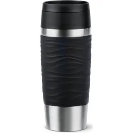 Emsa Travel Mug Waves schwarz 0,36 l