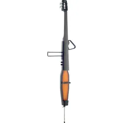3/4 E-Kontrabass violinbraun mit Tasche