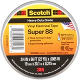 3M Deutschland PVC Elektro-Isolierband 19mm x6m sw ScotchSuper88 19x6