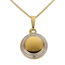 FIRETTI Kettenanhänger Schmuck Geschenk Gold 333 Weiß