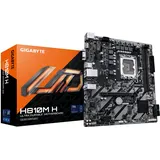 Gigabyte H810M H Mainboard – Intel Core Ultra (Serie 2) CPUs, 4+1+2 Phasen VRM, bis zu 6400 MHz DDR5, 1xPCIe 4.0 M.2, 1GbE LAN, USB 3.2 Gen 1