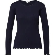 s.Oliver Geripptes Langarmshirt im Slim Fit - 40