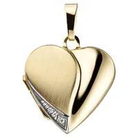 Jobo Medaillon Herz Gelbgold 333