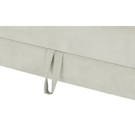 Max Schelling Wohnlandschaft Mikrofaser/Velours 3-Sitzer Weiß