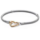 Pandora Armband Moments 569539C00-18 - bicolor