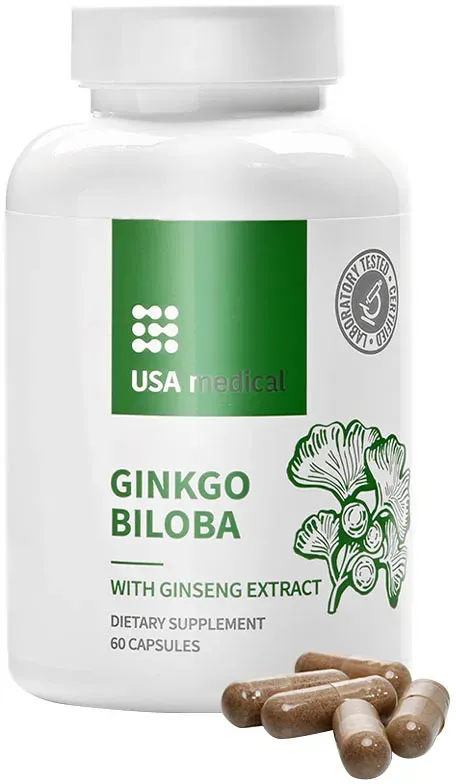 USA medical Ginkgo Biloba (60 Kapseln)