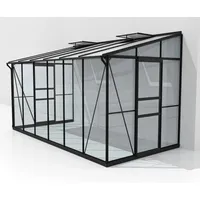 Vitavia Ida 7800 Alu smaragd grün ESG/HKP 3 mm / Dach 6 mm 7,8 m2