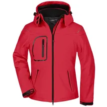 James & Nicholson Ladies` Winter Softshell Jacket Modische Winter Softshelljacke rot, Gr. M