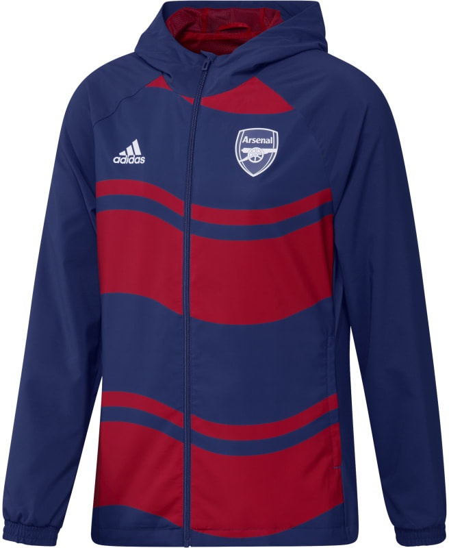 adidas FC Arsenal Windbreaker Jacke 22/23 Herren - blau/rot-S
