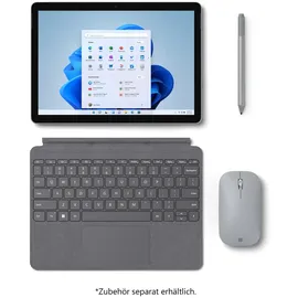 Microsoft Surface Go 4 10.5'' 8 GB RAM 256 GB SSD Wi-Fi W11 platin für Unternehmen