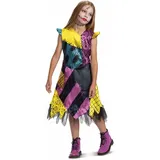 Disney Offizielles Deluxe Sally Nightmare Before Christmas Kostüm, Sally Kostüm Kleid, Faschingskostüm fur Kinder Mädchen Karneval Geburstag Costume Größ M