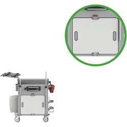 Reanimationsboard mit Halterung, Servocomfort Metal-Line Notfallwagen