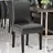 GGM Möbel Bistrostuhl Leo Big Leder Schwarz 2er Set